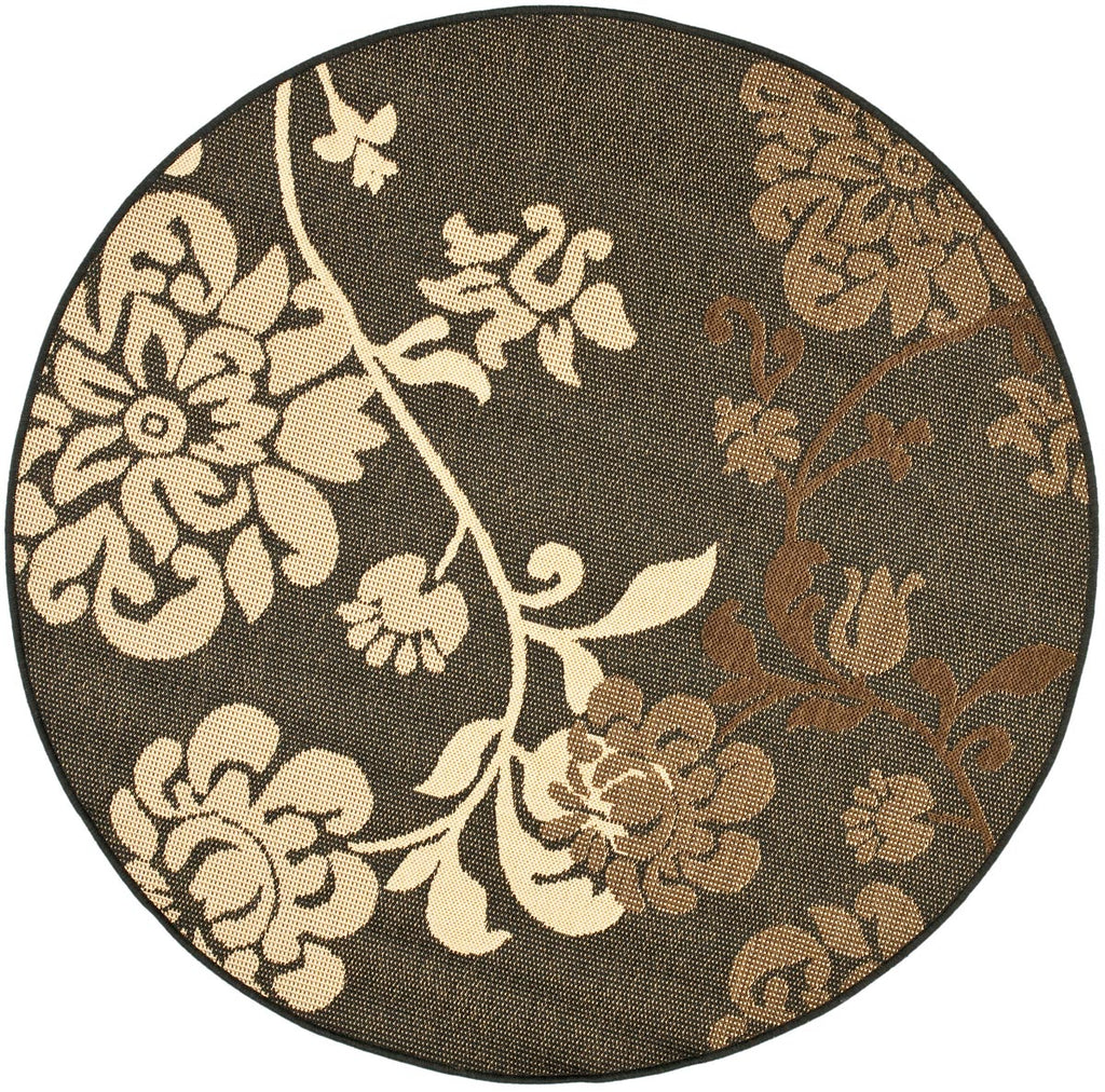 safavieh clearance courtyard cy4027d black natural rug