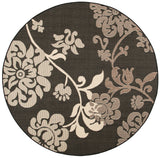 safavieh clearance courtyard cy4027d black natural rug