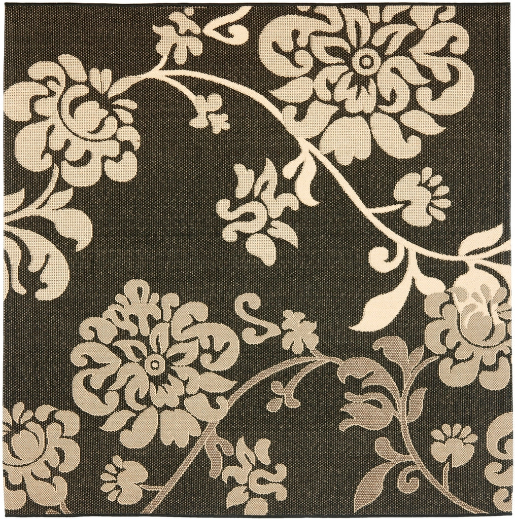 safavieh clearance courtyard cy4027d black natural rug