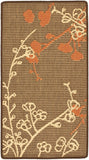 safavieh clearance courtyard cy4038c brown natural rug