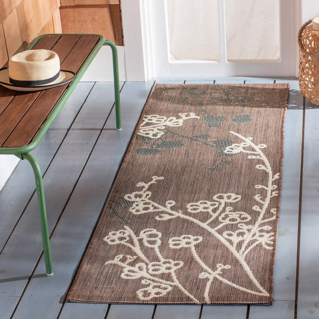 safavieh clearance courtyard cy4038d brown natural rug