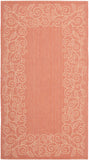 safavieh clearance courtyard cy5139a terracotta rug