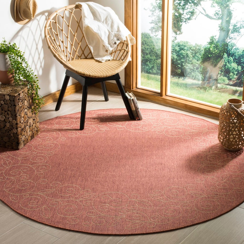 safavieh clearance courtyard cy5139a terracotta rug