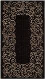 safavieh clearance courtyard cy5139d black rug