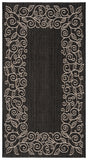 safavieh clearance courtyard cy5139d black rug