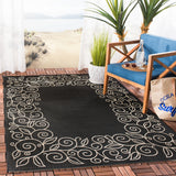 safavieh clearance courtyard cy5139d black rug