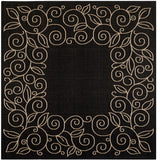 safavieh clearance courtyard cy5139d black rug