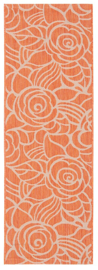 safavieh clearance courtyard cy5141a rust rug