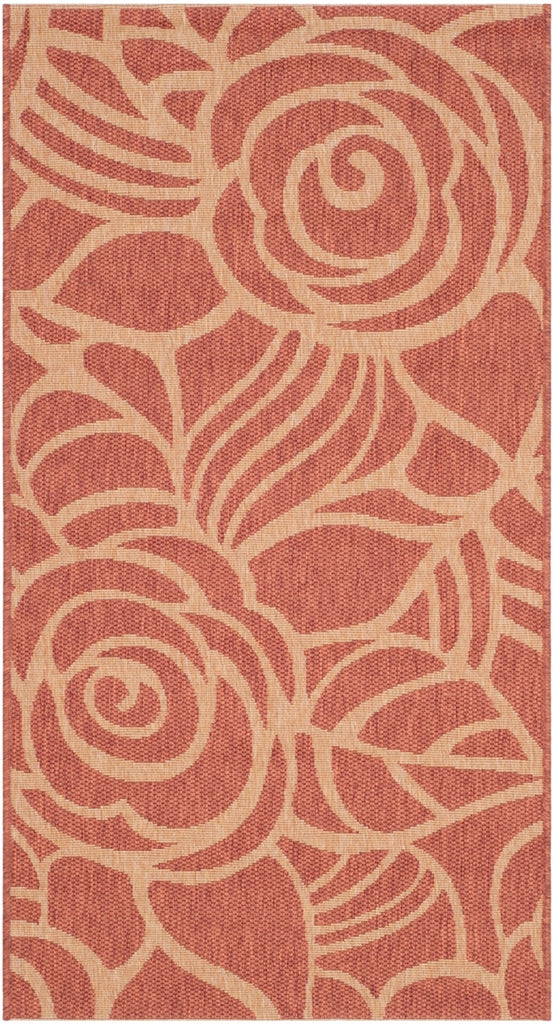 safavieh clearance courtyard cy5141a rust rug