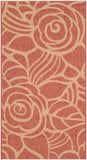 safavieh clearance courtyard cy5141a rust rug
