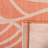 safavieh clearance courtyard cy5141a rust rug