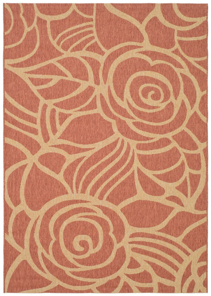 safavieh clearance courtyard cy5141a rust rug