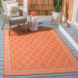 safavieh clearance courtyard cy5142a rust rug
