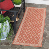 safavieh clearance courtyard cy5142a rust rug