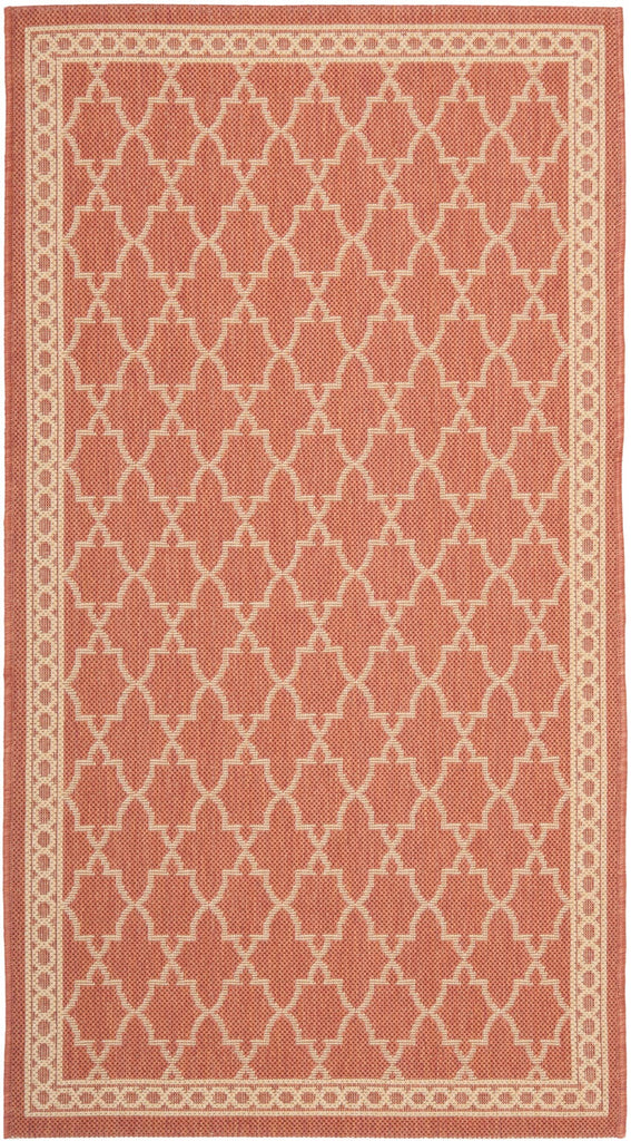 safavieh clearance courtyard cy5142a rust rug