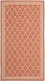 safavieh clearance courtyard cy5142a rust rug