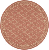 safavieh clearance courtyard cy5142a rust rug