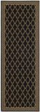safavieh clearance courtyard cy5142d black rug