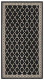 safavieh clearance courtyard cy5142d black rug