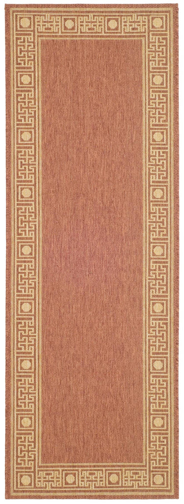 safavieh clearance courtyard cy5143a rust rug