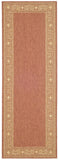 safavieh clearance courtyard cy5143a rust rug