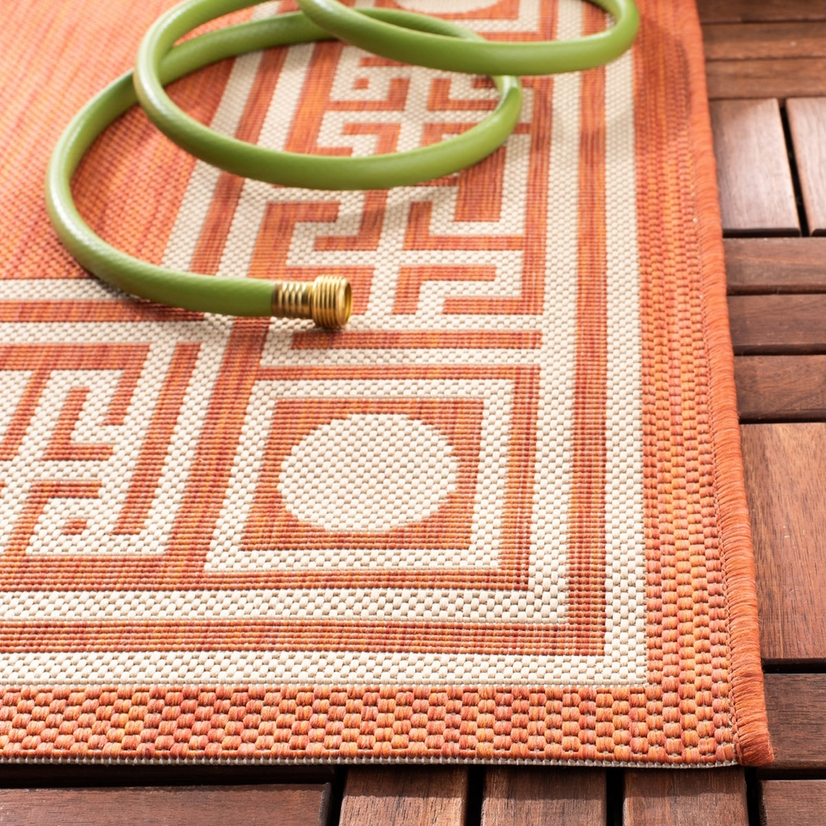 safavieh clearance courtyard cy5143a rust rug