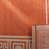 safavieh clearance courtyard cy5143a rust rug