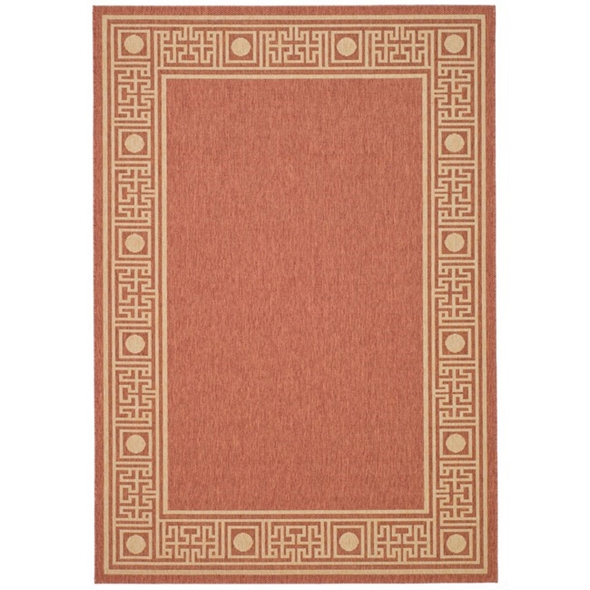 safavieh clearance courtyard cy5143a rust rug