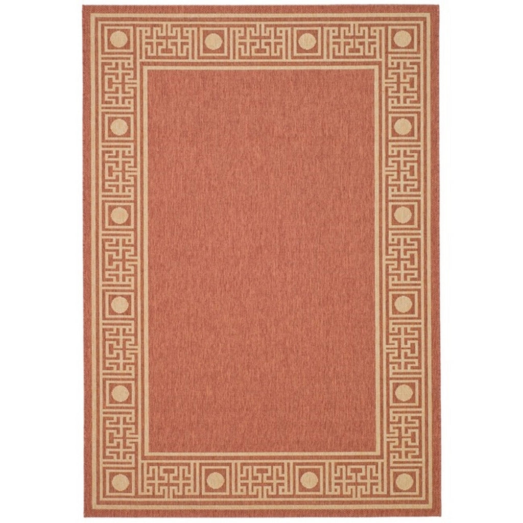 safavieh clearance courtyard cy5143a rust rug