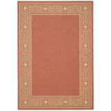 safavieh clearance courtyard cy5143a rust rug