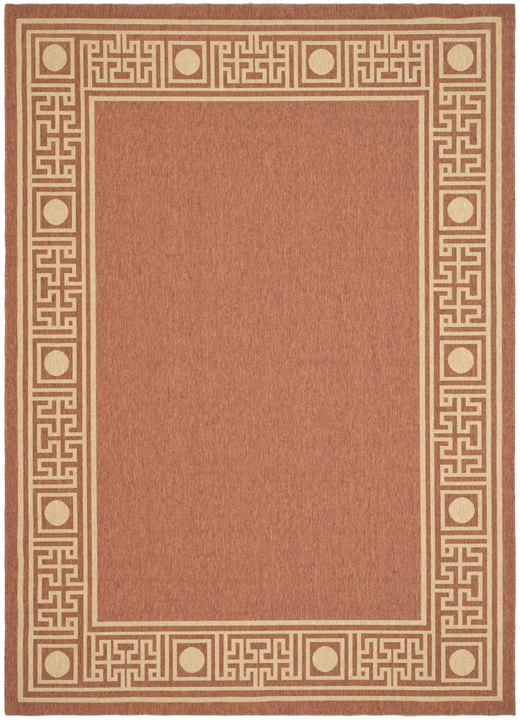 safavieh clearance courtyard cy5143a rust rug
