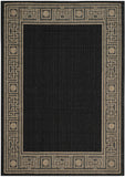 safavieh clearance courtyard cy5143g black rug
