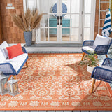 safavieh clearance courtyard cy5146a rust rug