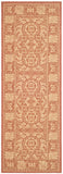 safavieh clearance courtyard cy5146a rust rug