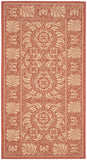 safavieh clearance courtyard cy5146a rust rug