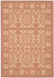 safavieh clearance courtyard cy5146a rust rug