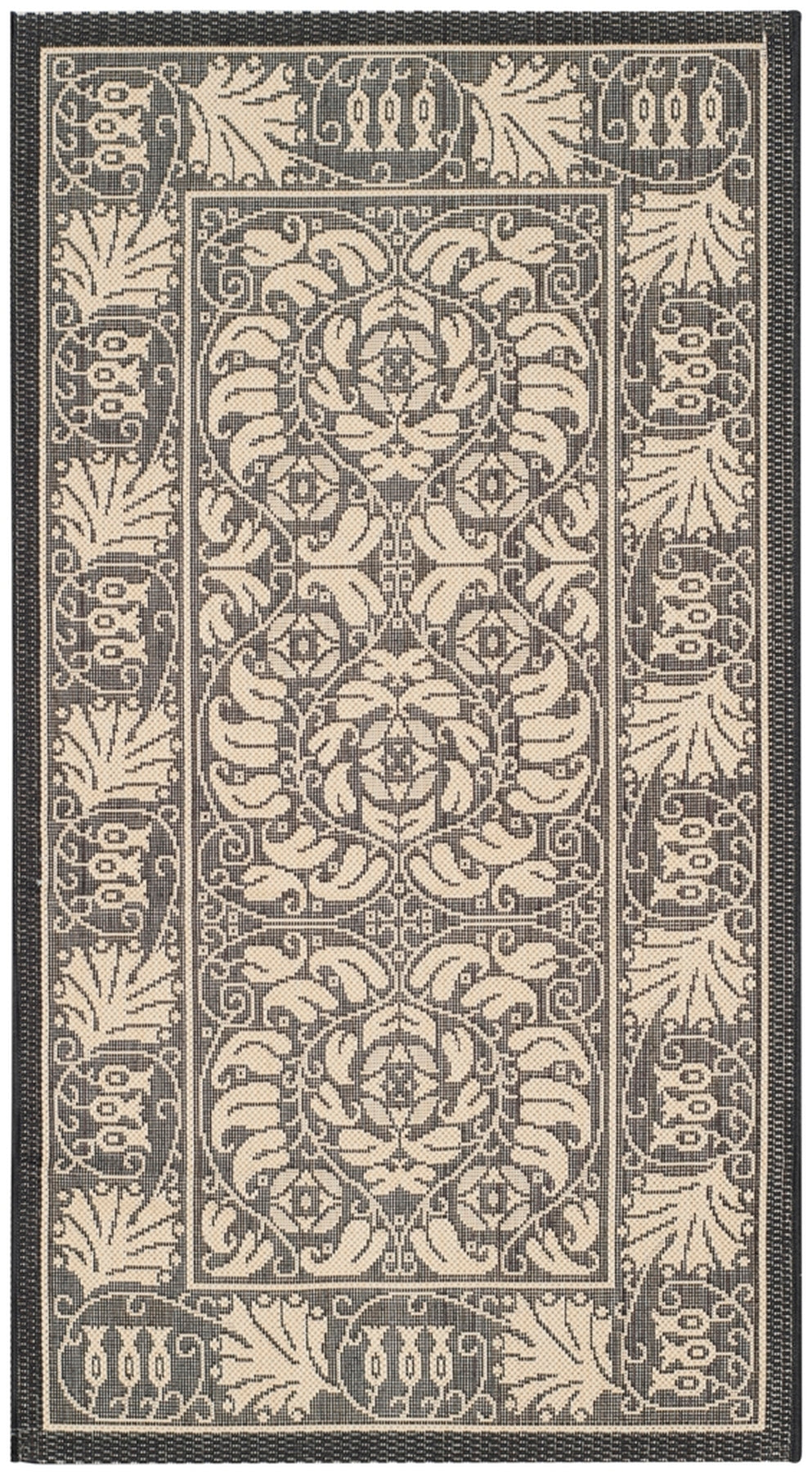 safavieh clearance courtyard cy5146d black rug