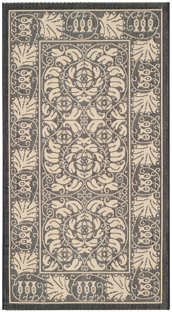 safavieh clearance courtyard cy5146d black rug