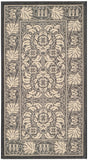 safavieh clearance courtyard cy5146d black rug