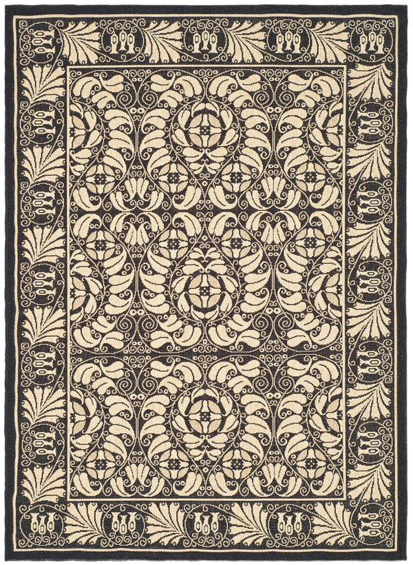 safavieh clearance courtyard cy5146d black rug