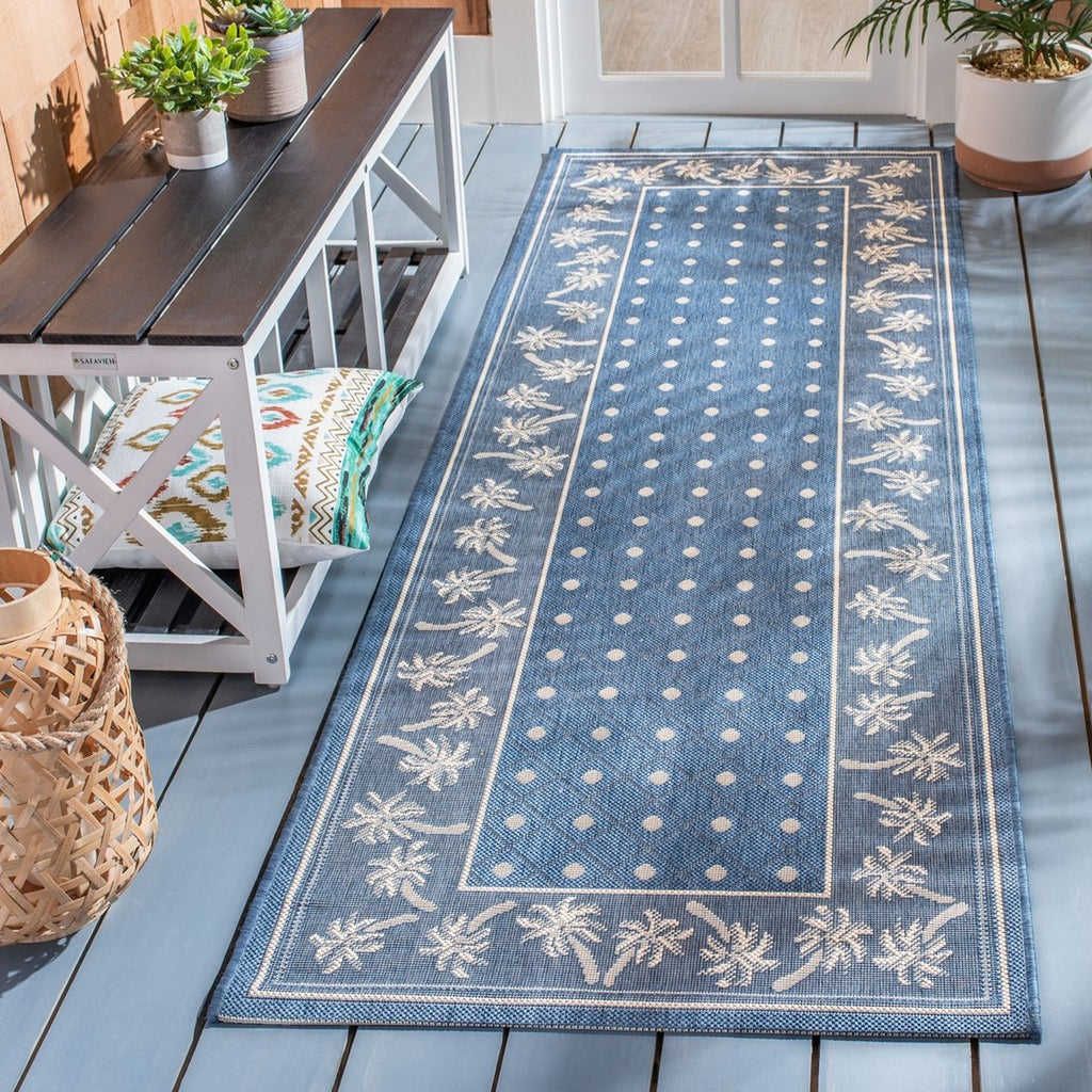safavieh clearance courtyard cy5148c blue rug