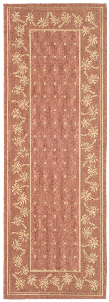 safavieh clearance courtyard cy5148a rust rug