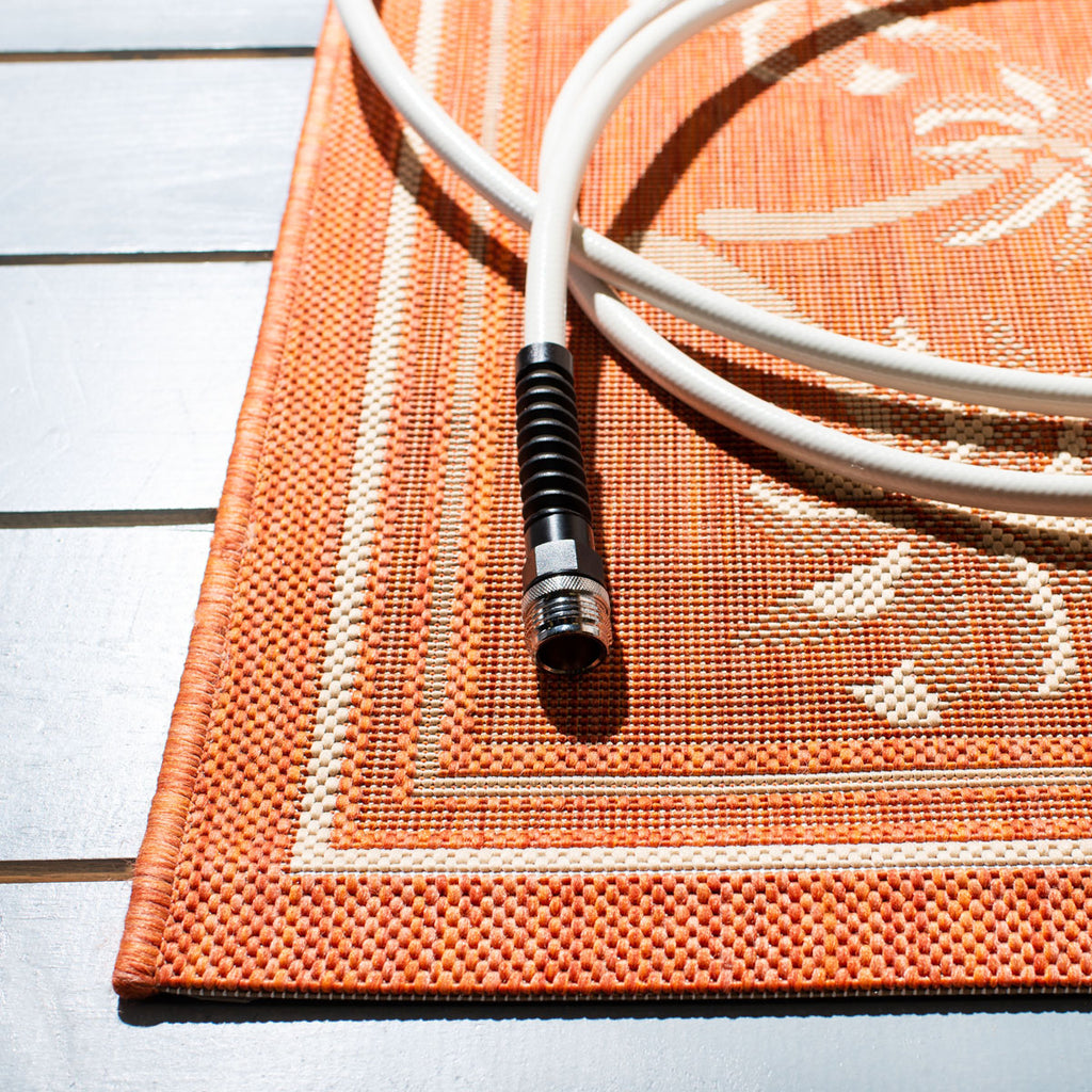 safavieh clearance courtyard cy5148a rust rug