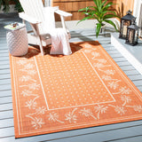 safavieh clearance courtyard cy5148a rust rug