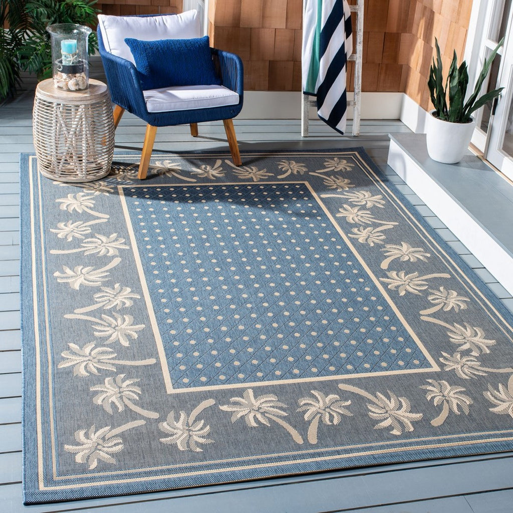 safavieh clearance courtyard cy5148c blue rug