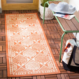 safavieh clearance courtyard cy5149a rust rug