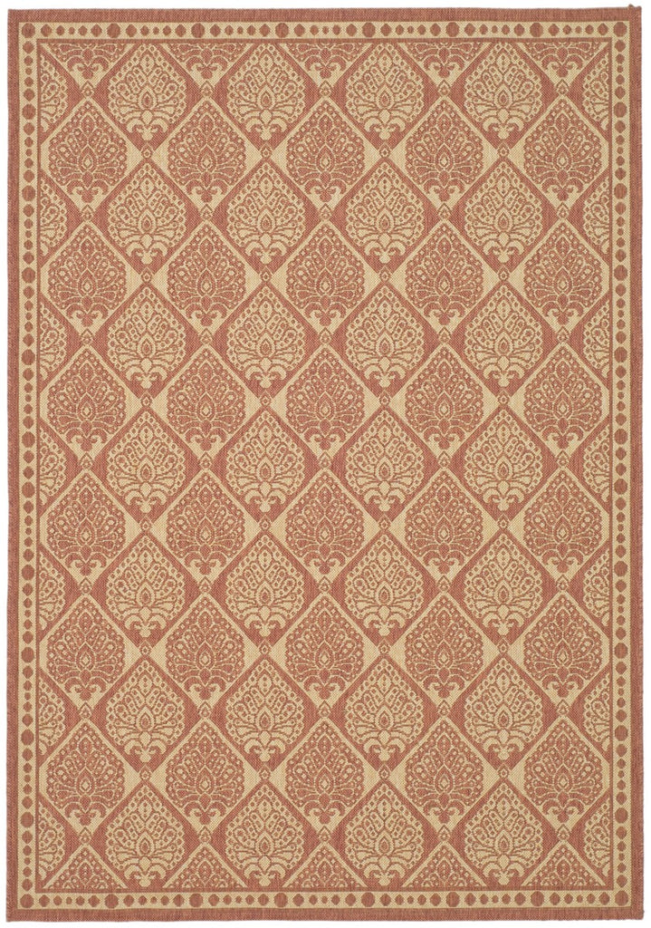 safavieh clearance courtyard cy5149a rust rug