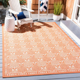 safavieh clearance courtyard cy5149a rust rug