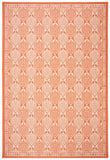 safavieh clearance courtyard cy5149a rust rug