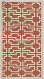 safavieh clearance courtyard cy6015 241 terracotta rug